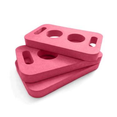 Imagem de Suporte Espaguete Piscina Conector Macarrão EVA Recreação - Kit com 3 