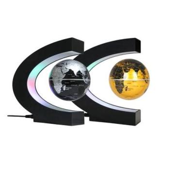 Imagem de Decoração Globo Flutuante Planeta Terra De Mesa Casa Quarto - Home, Pr