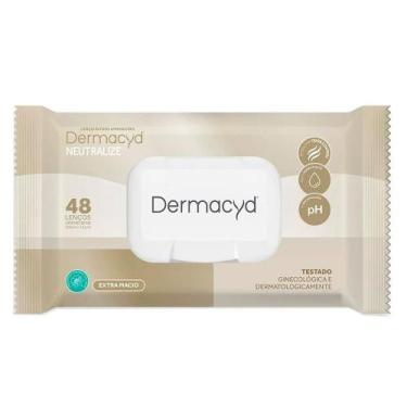 Imagem de Lenço Umedecido Neutralize Extra Macio Íntimo Feminino Dermacyd 48 Uni