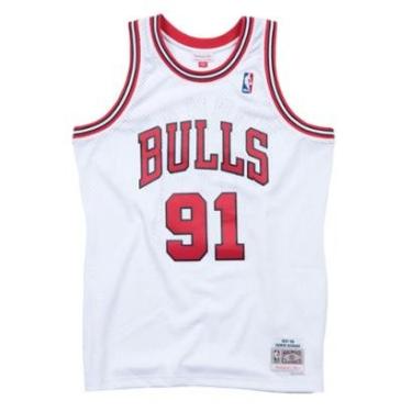 Imagem de Regata Mitchell & Ness Jersey Swingman Chicago Bulls 1997-98 Dennis Rodman Masculino-Ma...