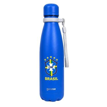 Imagem de Garrafa Térmica Brasil Gocase Fresh 500ml Oficial Tamanho:Único; Gênero:Masculino;-Masc...