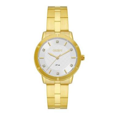 Imagem de Relógio Orient Eternal Feminino - FGSS0234 S1KX Prata, DOURADO