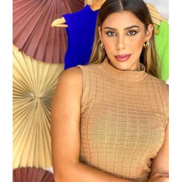 Imagem de Blusa Feminina Em LInho Bege,Tamanho Unico - RAVENE VESTE