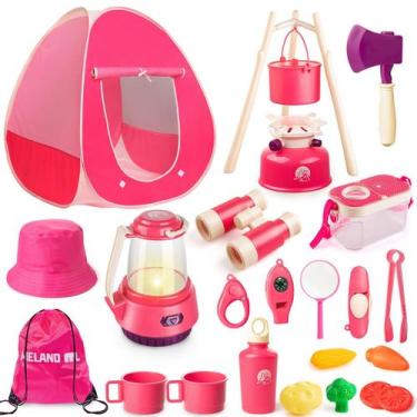 Imagem de Conjunto de Acampamento Meland para Meninas - Barraca, Fogão e Lantern