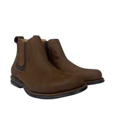 Imagem de Botina Masculina Country Original Anatomic Gel Couro Marrom Vintage Re