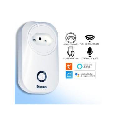 Imagem de Tomada Inteligente Wifi Smart Home Coibeu Cor Branco