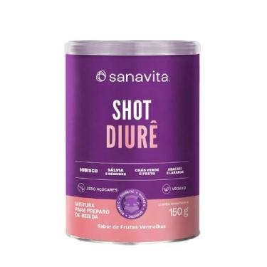 Imagem de Shot Diurê Sabor Frutas Vermelhas 150g Sanavita
