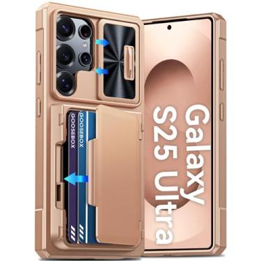 Imagem de Capa Samsung Galaxy S25 Ultra de 6,9", carteira RFID, à prova de choqu
