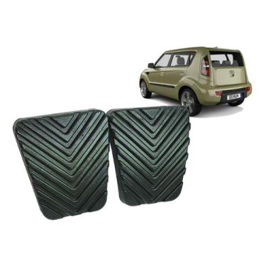 Imagem de Kit capa p/ pedal do freio e embreagem soul 2009 2010 2011 2012 2013 2