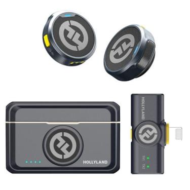 Imagem de Microfone Sem Fio Duplo Hollyland Lark M2 Conector Lightning