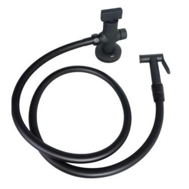 Imagem de Ducha Higiênica Com Derivação Preto Matte Flow Celite