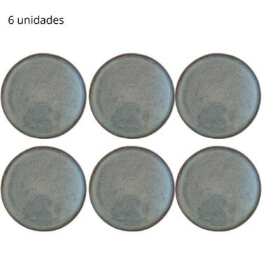 Imagem de Conjunto 6 Pratos  Sobremesa Bio Breeze 21,5 cm Porto Brasil