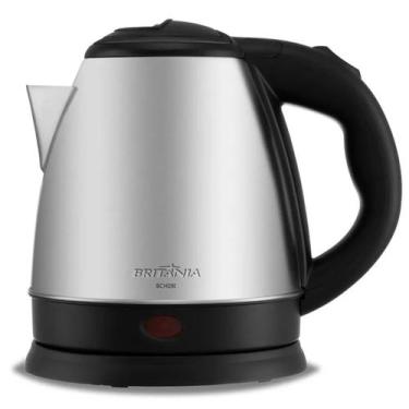 Imagem de Chaleira Elétrica 127v Aço Inox 1,2 Litros Base com Rotação Botão Auto