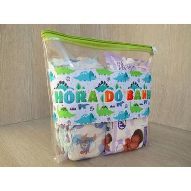 Imagem de Necessaire Maternidade Higiene Do Bebê Porta Fraldas Dinossauro - Atel