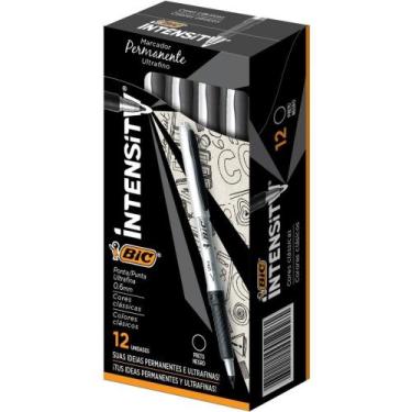 Imagem de Caneta para CD 0.6MM Marking ULTRA Fina Preto - BIC