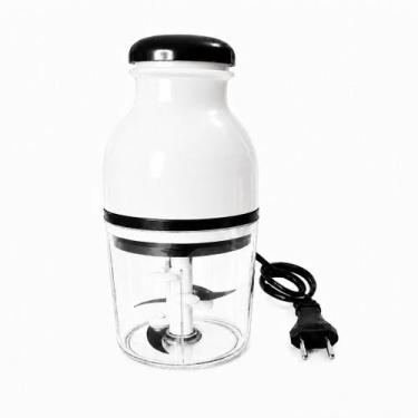 Imagem de Mini Processador de Alimentos 200W para Carne Alho Cebola Legumes e Te