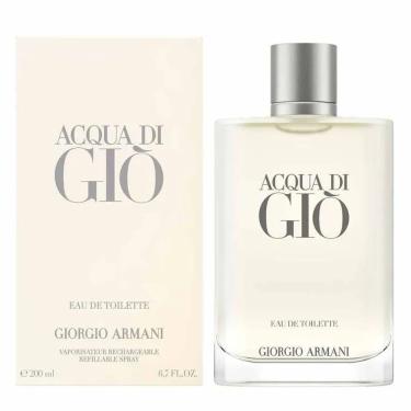 Imagem de Perfume Acqua Di Gio Masculino Eau de Toilette Aquático Cítrico 200ML Armani 7CM