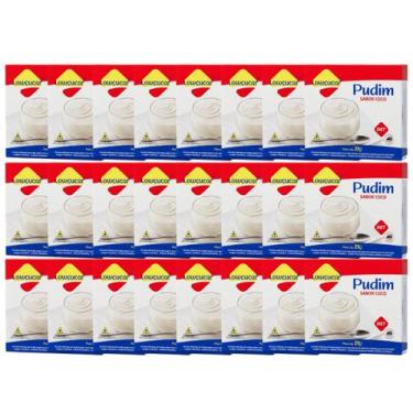 Imagem de Kit 24 Unid. Pudim Lowçucar Zero Açúcares Sabor Coco 25g