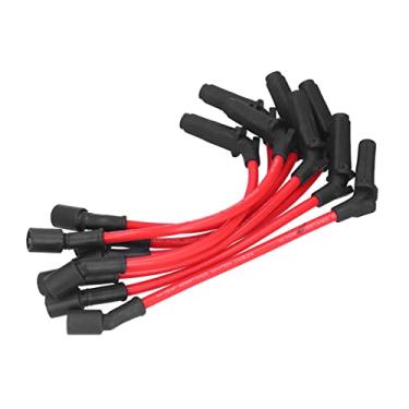 Imagem de Conjunto de cabos de fios de velas de ignição, conjunto de cabos de ignição de fios de velas de ignição de alto desempenho para carro