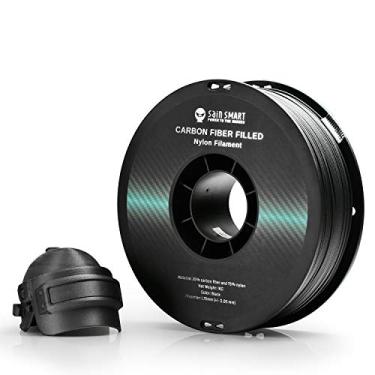 Imagem de Filamento de fibra de carbono preto ePA-CF de 1,75 mm da SainSmart 1KG para impressora 3D