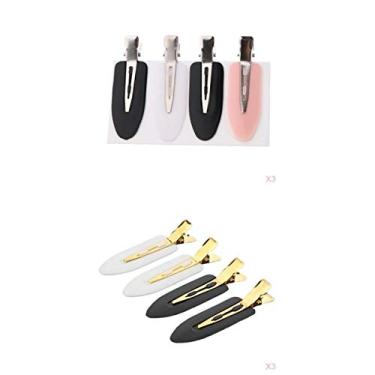 Imagem de 24 Peças Grampos de de Plástico Sem Dobras Sem Grampos de para Maquiagem Grampos de Penteado