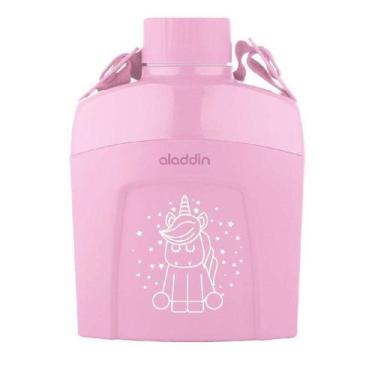 Imagem de Cantil Térmico Infantil 600ml Aladdin Decorado C/ Correia