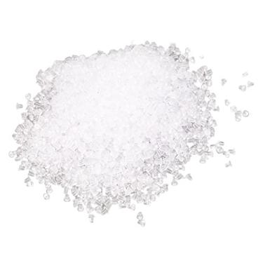 Imagem de 8000 peças costas de brinco de borracha, borracha transparente de 4 mm não tóxicas costas de brinco macias claras e flexíveis costas almofadas de segurança para gancho de peixe brincos argolas