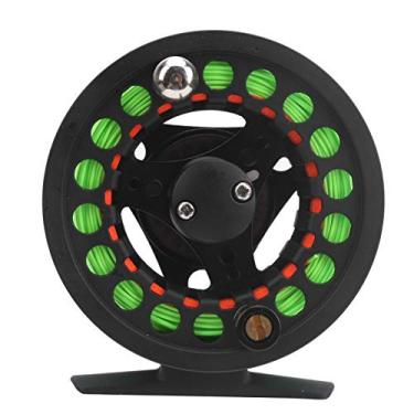 Imagem de 75mm 1:1 Speed Ratio 2+1 BB Aluminum Alloy Fly Fishing Reel Wheel with Line for Freshwater Saltwater Other Fishing Tools And Accessories