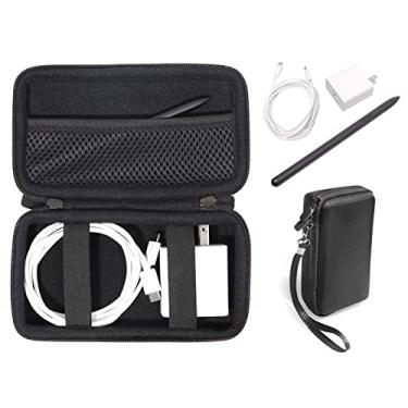 Imagem de CaseSack Capa para Samsung Galaxy Book Charger, compatível com Samsung Galaxy Book Pro 360, Pro, Flex, Flex2, com bolso de malha para Stylus, SSD portátil T7/T5