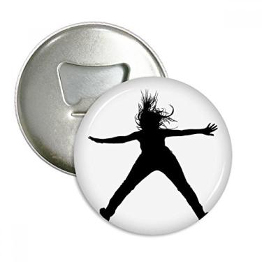 Imagem de Jumping Sports Hair Abridor de garrafas para educação física, emblema multifuncional