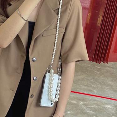 Imagem de Pulseiras de contas corrente colar crossbody capa de telefone para iphone 14 12 11 13 pro max mini xr x xs 7 8 6 plus se 2020 capa de cordão, 1, para iphone12 pro max