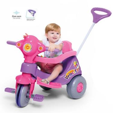 Triciclo infantil com empurrador E protetor 1-3 anos didino calesita