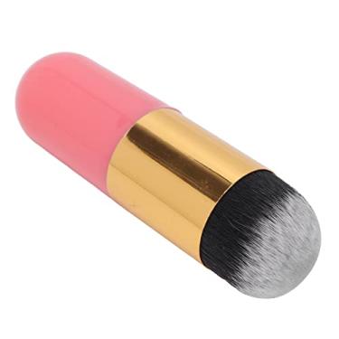 Imagem de Pincel de Maquiagem para Base Profissional Em Forma de Pontiagudo Pincel Cosmético para Blush Facial para Esfumar (Ouro Rosa)
