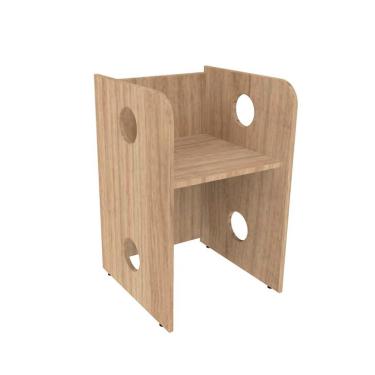Imagem de Banco | Banqueta Infantil KitCubos Carvalho Mel