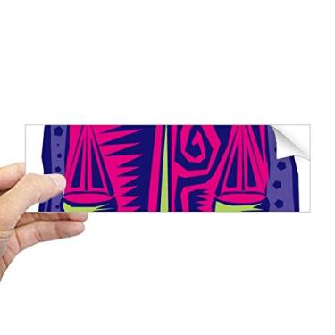 Imagem de DIYthinker Constellation Libra México Cultura Gravação Retangular Bumper Adesivo Notebook Janela Decalque