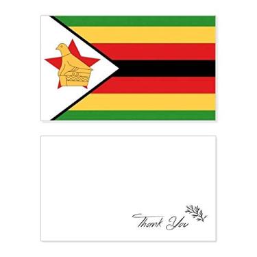 Imagem de Zimbabwe Bandeira Nacional da África Cartão de Agradecimento Cartão de Aniversário Aniversário Felicitação Casamento Agradecimento