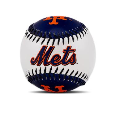 Imagem de Franklin Sports MLB New York Mets Team Baseball – Bolas de beisebol macias com logotipo da equipe MLB – Brinquedo de beisebol para crianças – Ótima decoração para mesas e escritório