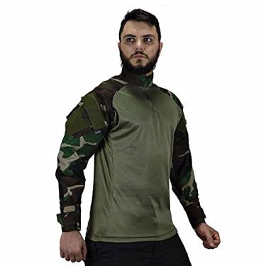 Imagem de Camisa Combat Shirt WOODLAND FRANCÊS Safo Militar Tamanho:EXG
