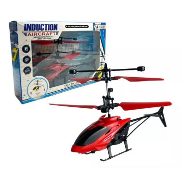 Imagem de Brinquedo Helicóptero Infantil Recarregável Voa Drone Sensor