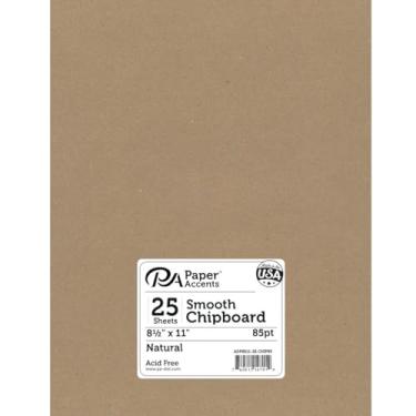 Imagem de Accent Design Paper Accents Placa de compensado ExtraHeavyNat 21 x 28 cm 2X pesada 85 pt, natural