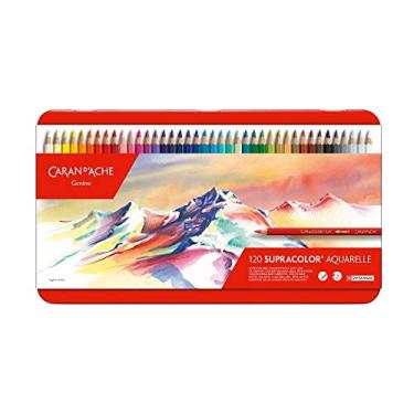 Imagem de Caran D'Ache Lápis de Cor Aquarelável Supracolor, 120 Cores