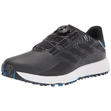 Imagem de adidas Tênis de golfe masculino S2G Spikeless BOA, Core Black/Grey Six, 39
