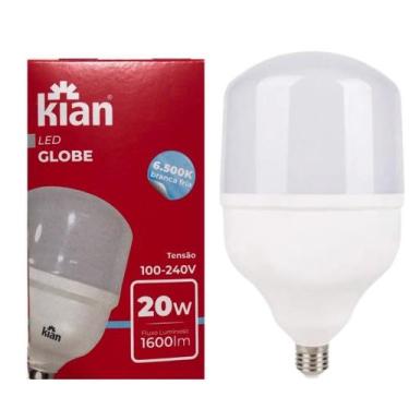 Imagem de Lâmpada LED 20w Economica Alta Potência Branca Fria 6500k - Kian