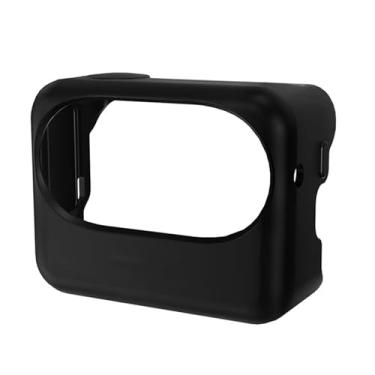 Imagem de Generic Capa de silicone para câmera Insta360 GO 3S/GO 3 polegar, compartimento de bateria, capa protetora à prova de choque e à prova de poeira, acessórios para câmera (preto)