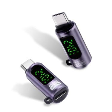 Imagem de Duttek Adaptador de extensão USB C 240W PD, 80Gbps, vídeo 8K a 60Hz, extensor USB C macho para fêmea Display digital para cabo Thunderbolt 5, iPhone 15/16, Hub, laptops, controle de jogos. Roxo