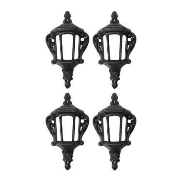 Imagem de Kit 4 Arandelas Externa Interna De Parede Em Ferro Fundido