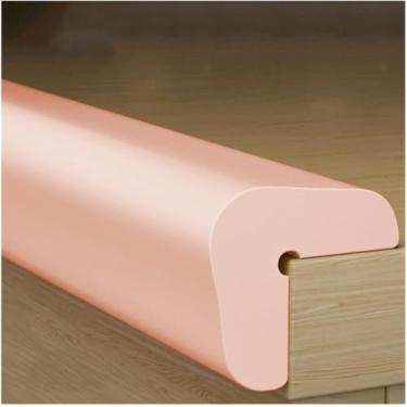 Imagem de Tiras De Segurança - Tira De Proteção De Borda De Espuma Autoadesiva - Protetores De Canto Em Forma De L Para Móveis - Kit De Acolchoamento De Almofada Para Mesa, Cade, Beige, 10m/32.8ft