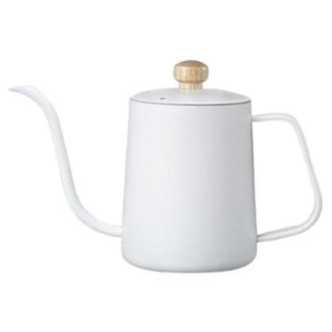 Imagem de Chaleira Pescoço de Ganso Aço Inox Branco 350ml Louvre - ILC - ILoveCo