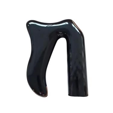 Imagem de FashionCha Massageador Elétrico Gua Sha para Pescoço, Ferramenta de Massagem Raspadora Fácil de Usar, Massageador Elétrico para Ombros, Pescoço, Costas E Braços, Preto, Tamanho real