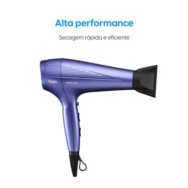 Imagem de Secador Glossy Color - 2 Velocidades 3 Temperaturas Jato de Ar Frio 2.000W
